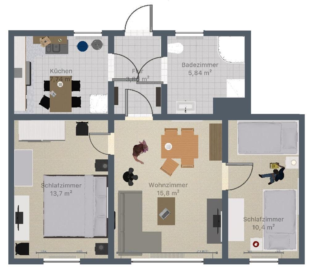 Ferienwohnung Kühl Boossen Exterior foto